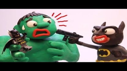 Funny Play Doh Stop Motion Hulk vs...