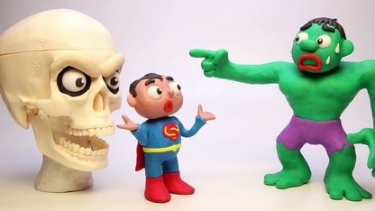 Funny Play Doh Stop Motion Hulk Giant...