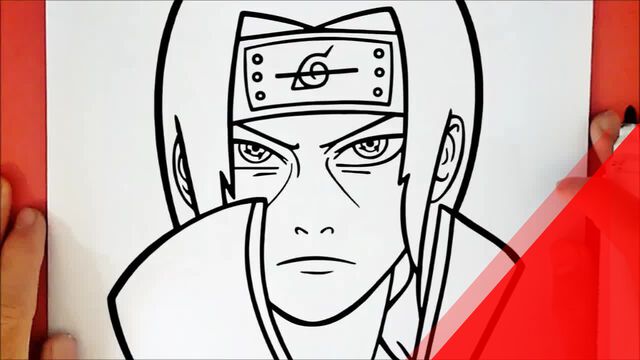 How to draw Itachi Uchiha step by step - Naruto - YouTube