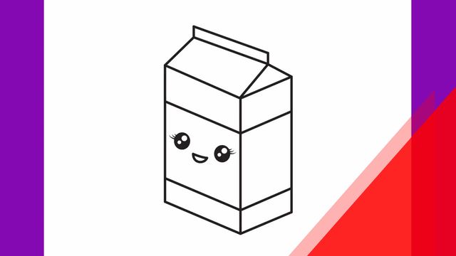 Cách vẽ hộp sữa kawaii - Trạng Nguyên Channel
