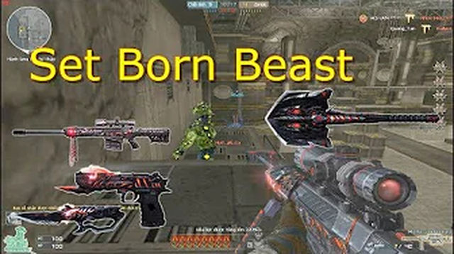 Mô hình Đột kích DE Born Beast and Knife Born Beast  Tabinoshop