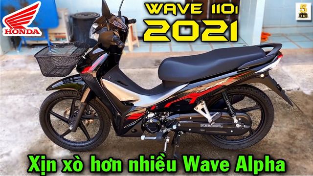 Ra mắt Wave Alpha 110cc mới có đèn pha tự động bật sáng giá không đổi