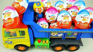Khám phá trứng Kinder Joy và xe...