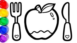 Dạy bé học vẽ quả táo