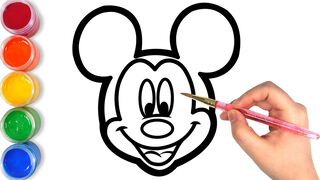 Dạy bé học vẽ chuột Mickey