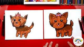 Dạy bé vẽ những chú cún dễ...