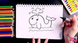 Hướng dẫn vẽ con cá voi