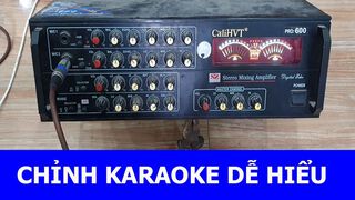 Cách chỉnh Amply karaoke Tương...