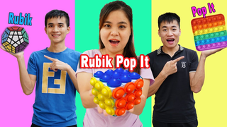 Rubik Pop It Siêu Độc Siêu Lạ.