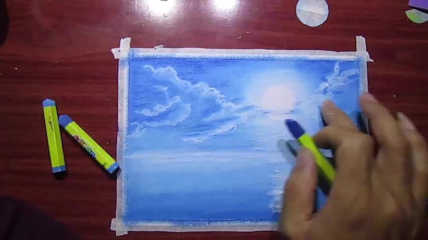 3 cách vẽ tranh phong cảnh biển đơn giản mà đẹp  Tranh AmiA