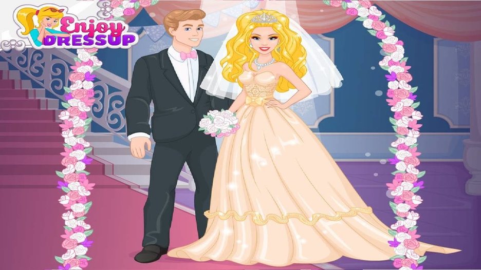 Game Thời Trang Công Chúa Barbie - May Váy Cưới Cho Công Chúa Barbie