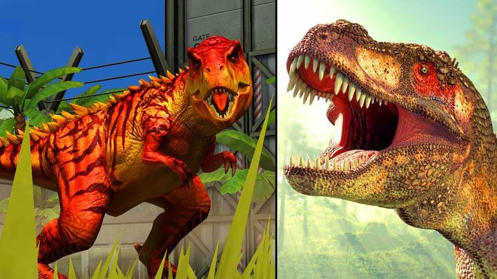 2 Con Khủng Long Bạo Chúa Tiến Hóa - Jurassic World - The Game | Lyfp