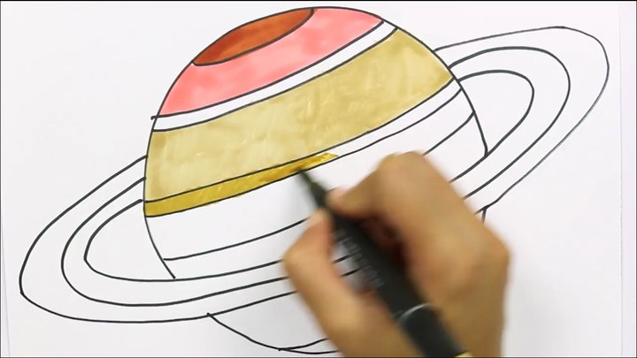 Cách Vẽ Sao Thổ