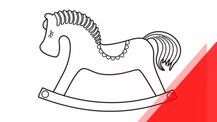 Làm Thế Nào Để Vẽ Một Con Ngựa Bập Bênh | Học Vẽ Dễ Dàng - Gm Edutainment