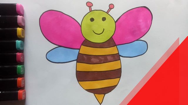 Làm Thế Nào Để Vẽ Một Con Ong | Vẽ Và Tô Màu Con Ong Cho Trẻ Em | Vẽ Ong -  Thích Vẽ