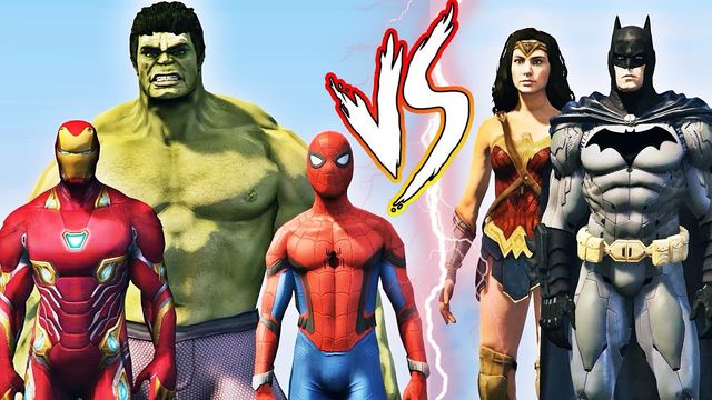 SPIDER MAN, HULK và IRON MAN Thử thách siêu anh hùng MARVEL đấu với DC -  GTA V - IR GAMES ||| Kỳ Diệu LEGO