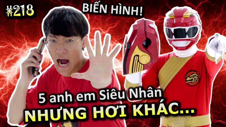 Video # 218] Biến Hình Siêu Nhân Gao Đỏ!! | 5 Anh Em Siêu Nhân Nhưng Hơi  Khác... | Ping Lê