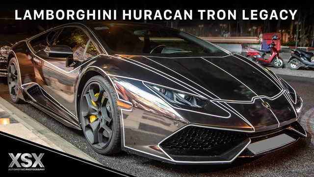 Lamborghini Huracan Phong Cách Tron Legacy Của Đại Gia Phố Núi