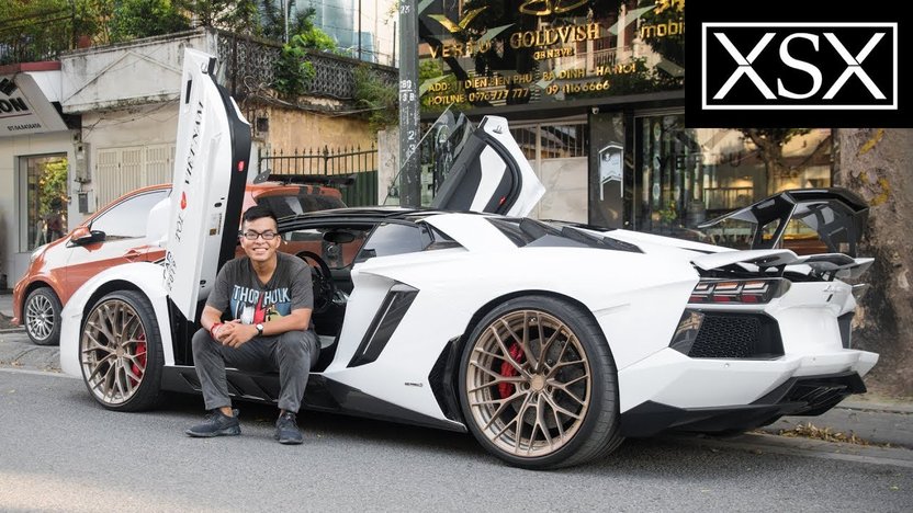 Anh Em Tùng Vàng Mang Lamborghini Aventador Roadster Độ Khủng Tham Dự Car  Passion 2019